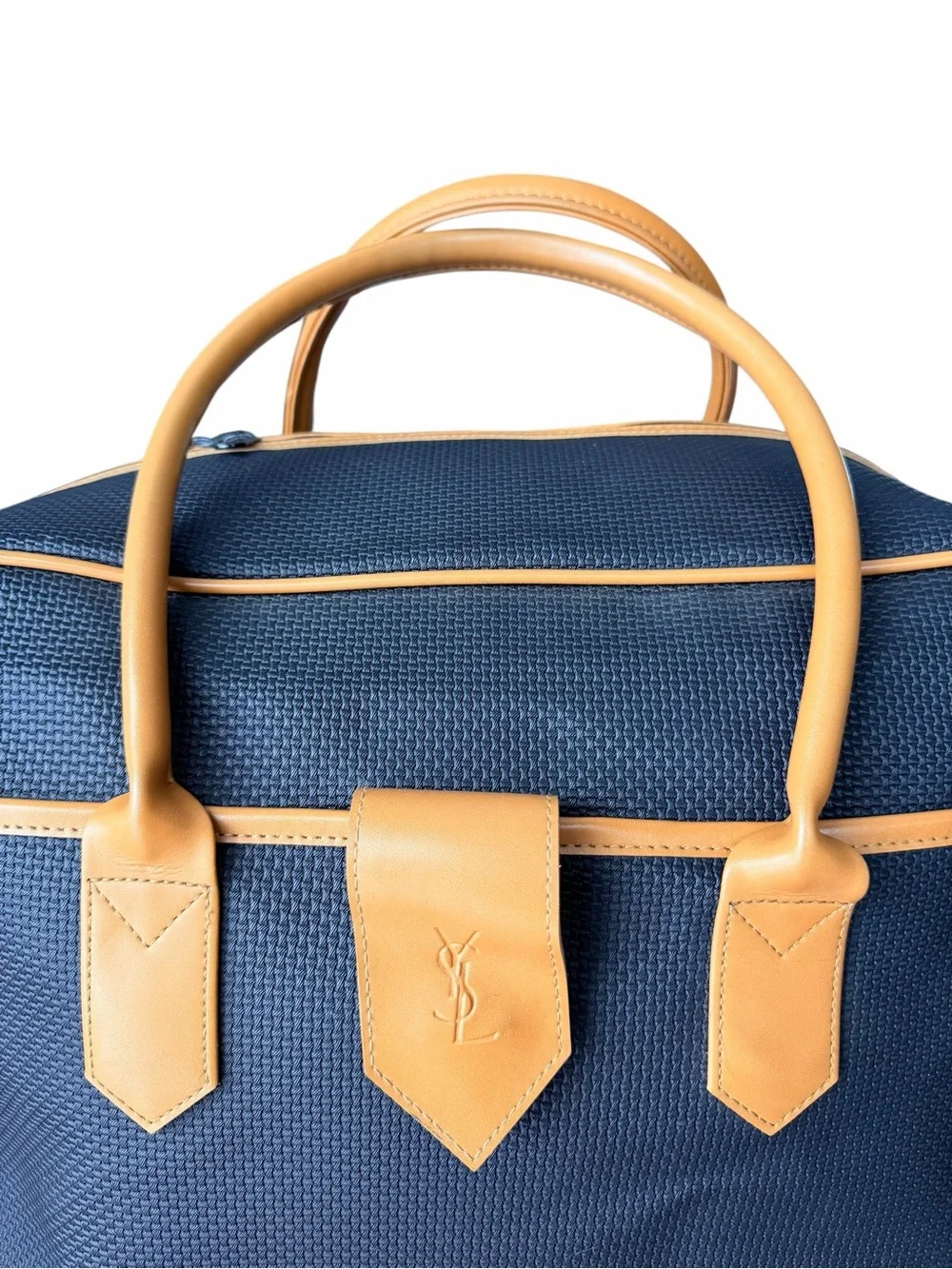 Vintage YSL Yves Saint Laurent Black Duffel Bag